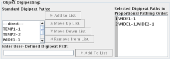 Object digipeat path editor